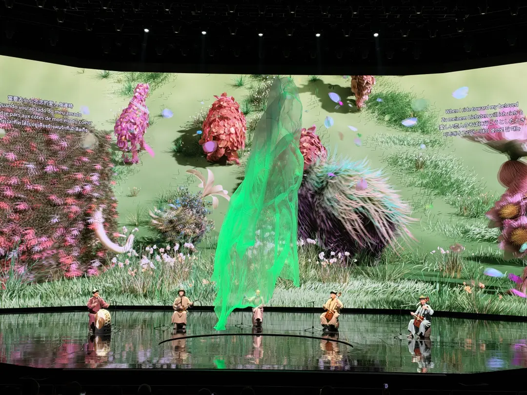 Traditional Chinese Music played during one of the first acts of the residency show MGM 2049 in Macau